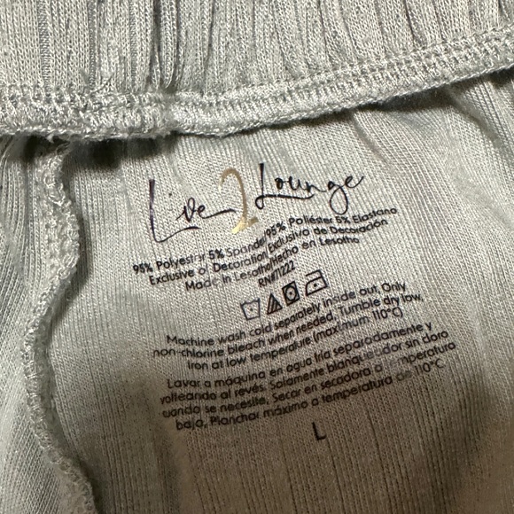 Green Ribbed Pants - Picture 2 of 6